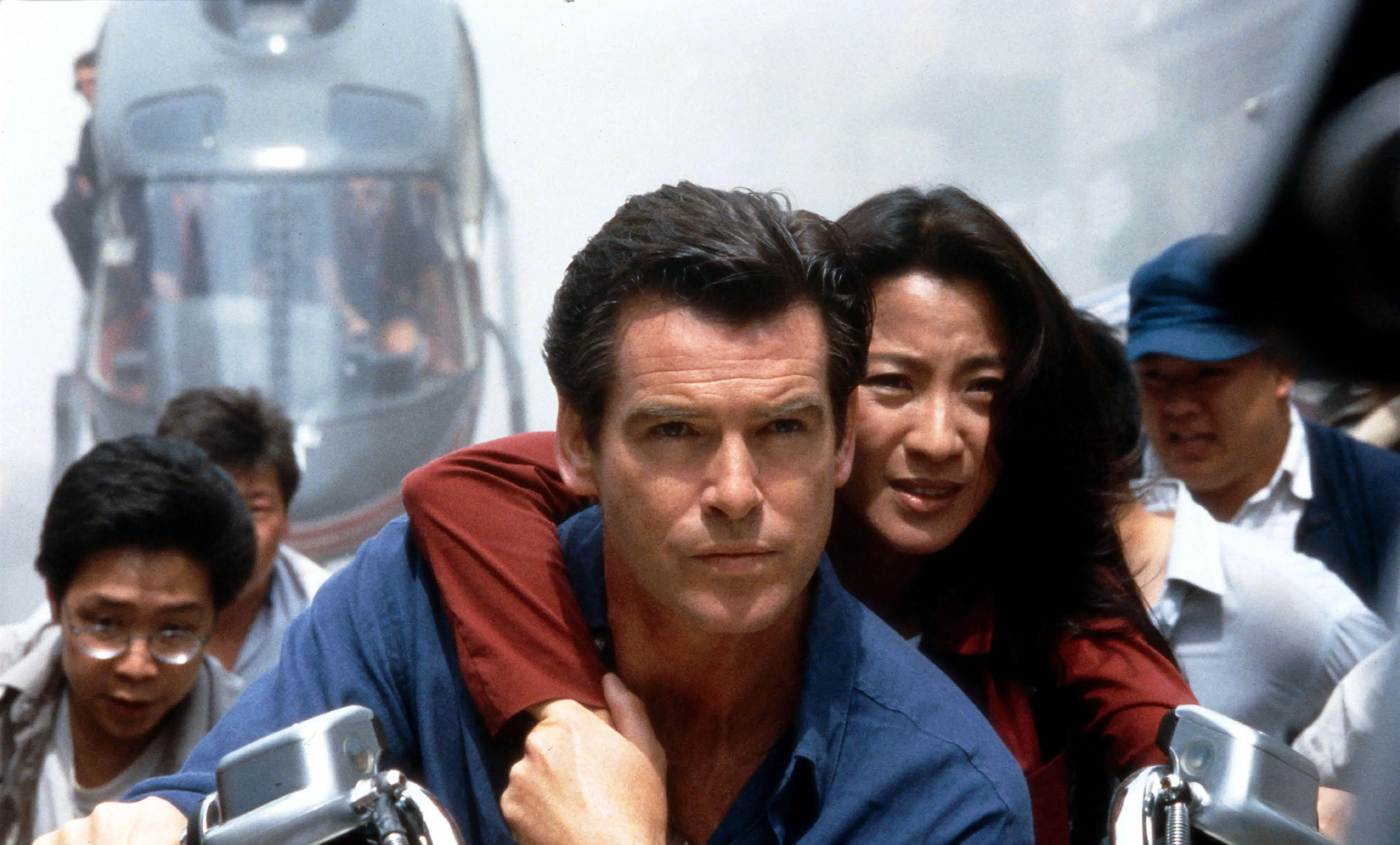 Michelle Yeoh starred alongside Pierce Brosnan in Tomorrow Never Dies.