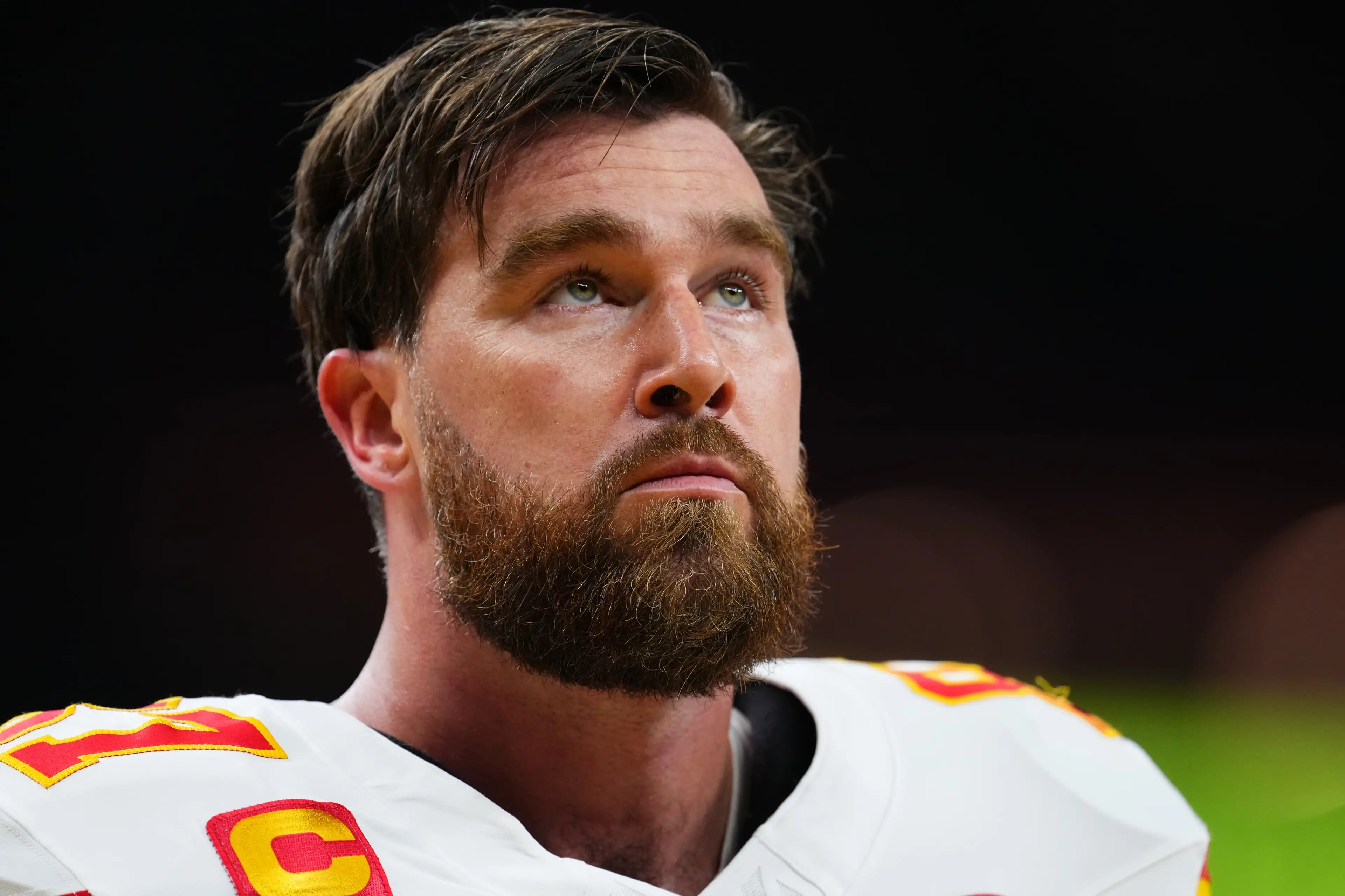 Travis Kelce's team, the Kansas City Chiefs, lost the 2025 Super Bowl (Cooper Neill/Getty Images)