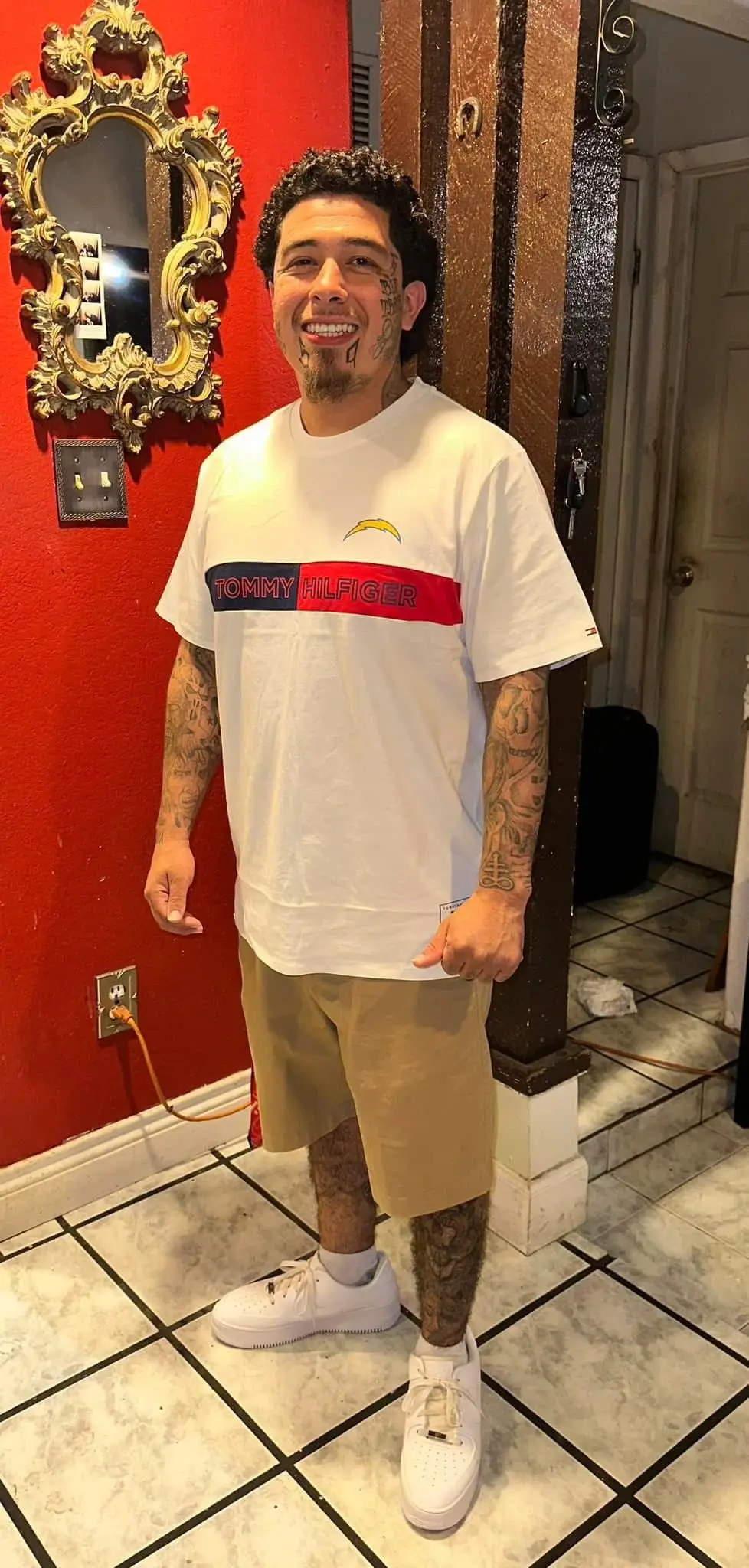 The father was found dead at the scene by cops (Arleen Juarez/SWNS)