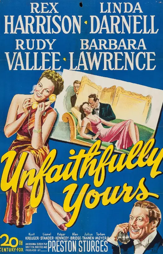 Unfaithfully Yours was released against the backdrop of World War Two (20th Century Fox)