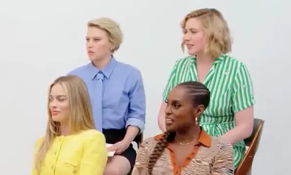 The cast were seeing how well they knew each other.