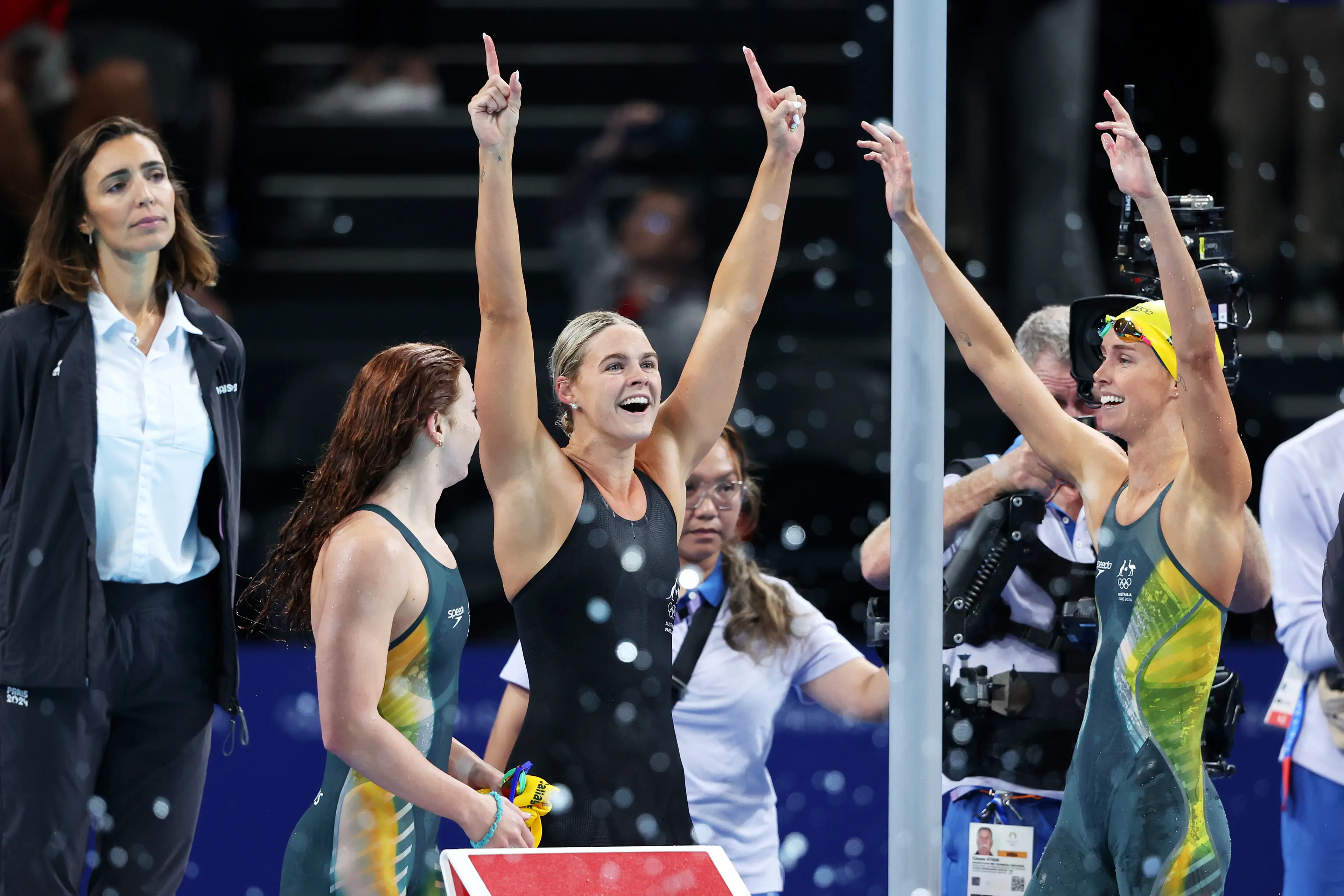 Australia's team took the gold in the event. (Sarah Stier/Getty Images)