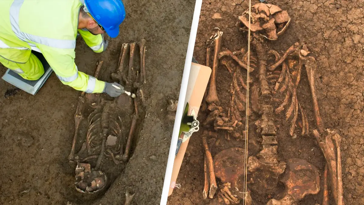 Archeologists Discover Three Legless Roman Skeletons