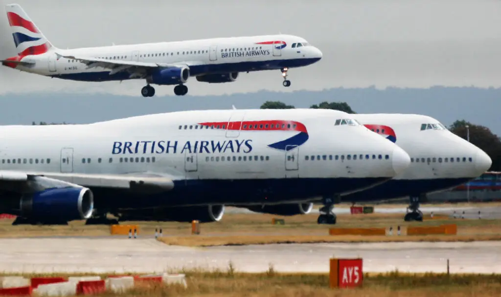 Al-Arefi Jewelry contracted British Airways to transport gold jewelry from Bahrain to Chicago back in July 2023 (Daniel Berehulak/Getty Images)