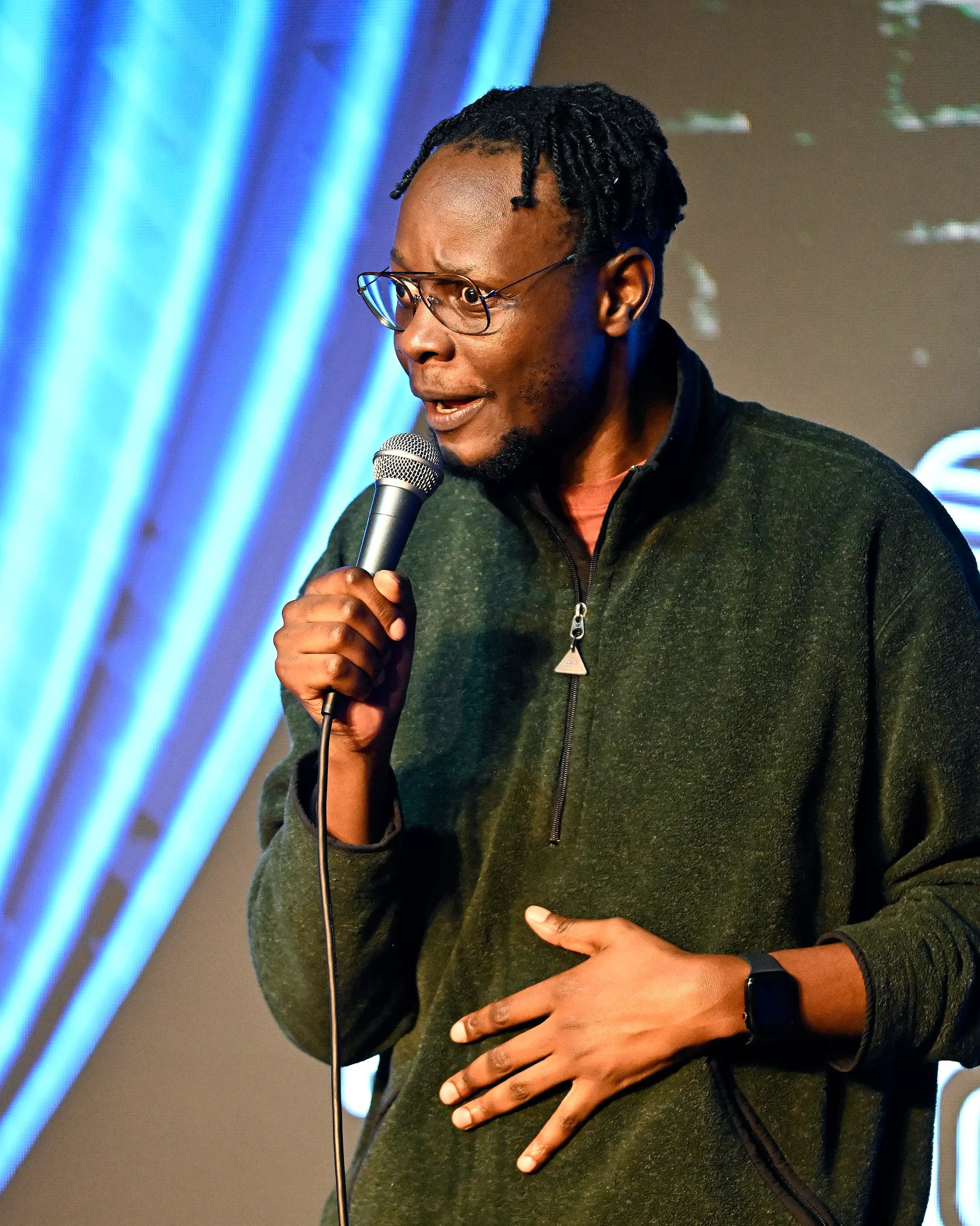 Learnmore Jonasi jokingly 'revealed' the lyrics to The Circle of Life (Michael S. Schwartz/Getty Images for ABA)