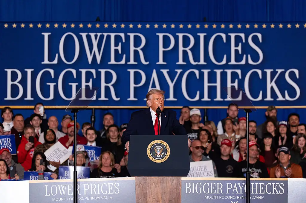 Donald Trump promised to bring inflation down on the campaign trail (Adam Gray/Bloomberg via Getty Images)