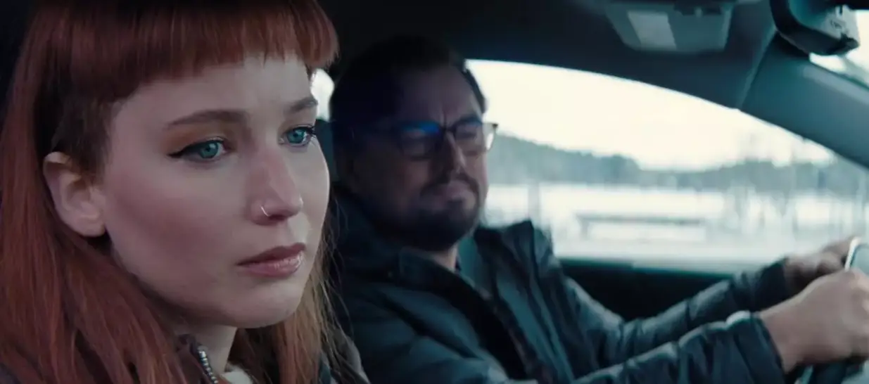 Lawrence says she struggled on set (Netflix)