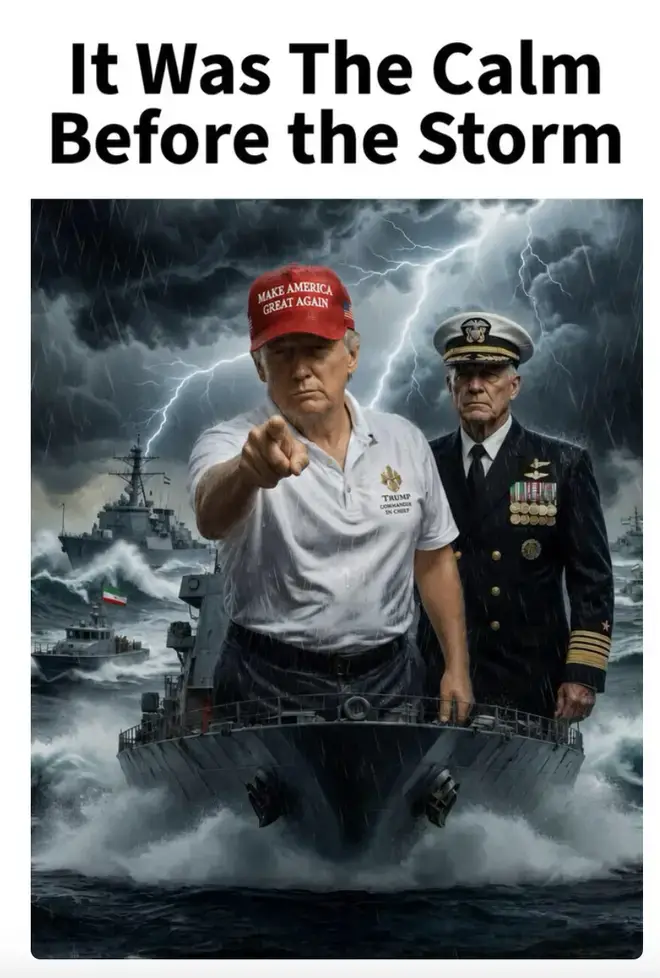 Trump warned Iran that "time was of the essence" in a series of posts to Truth Social (DONALD TRUMP/TRUTH SOCIAL)