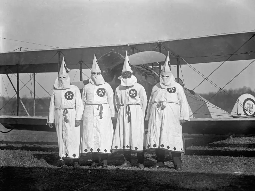 The KKK is a far-right racist hate group that emerged in the mid 1800s (HUM Images/ Universal Images Group via Getty Images)