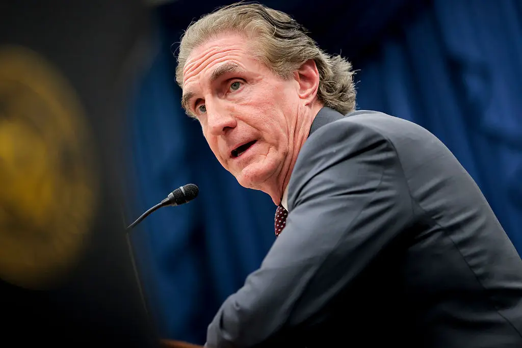 Interior Secretary Doug Burgum said on X that the administration intended to break ground on the arch within two weeks (Photo by Heather Diehl/Getty Images)