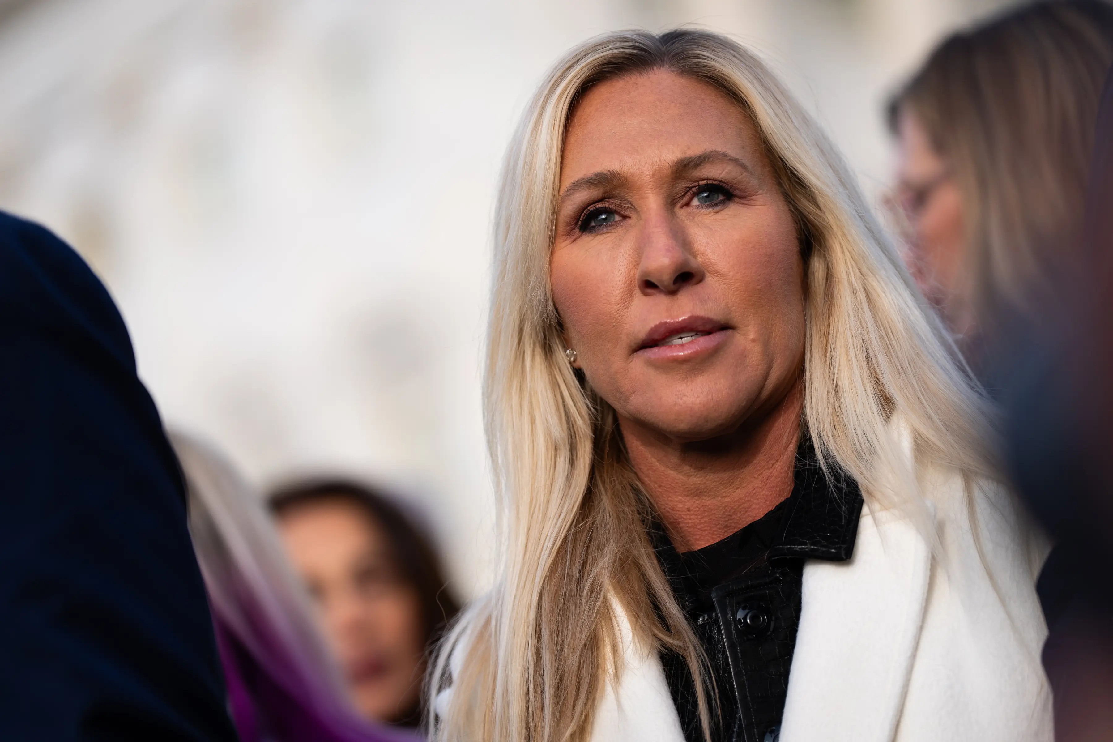 Marjorie Taylor Greene voted to release the Epstein files (Sarah L. Voisin/The Washington Post via Getty Images)