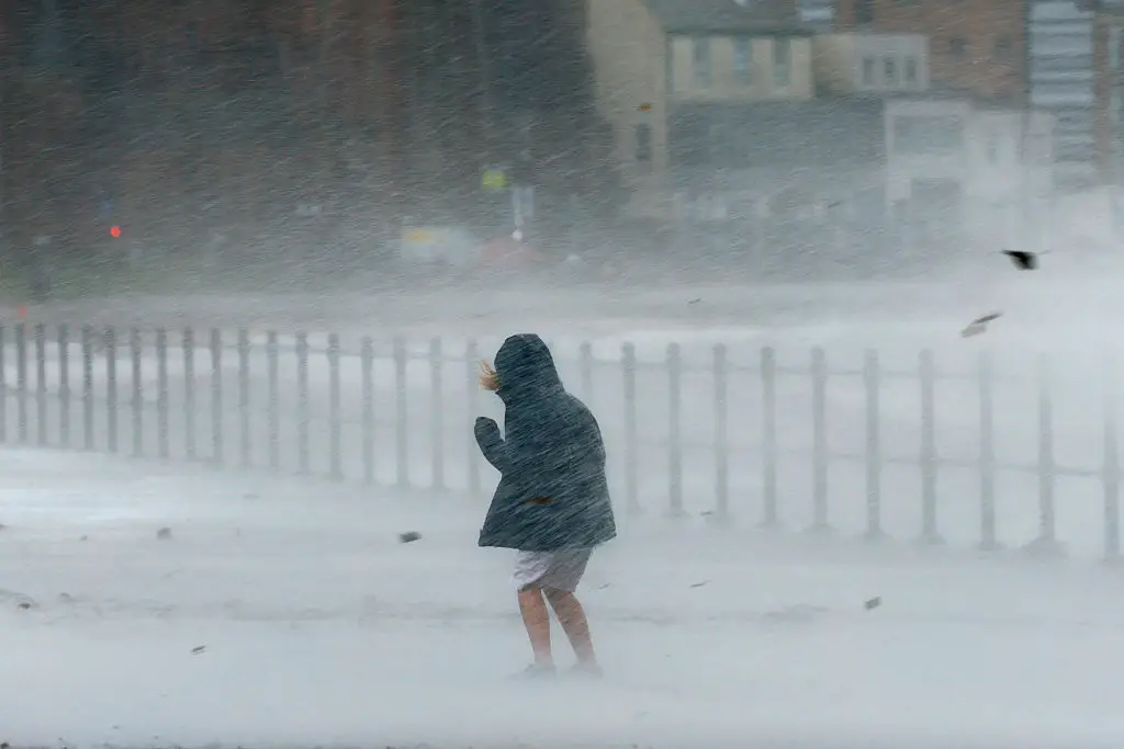 Bóelo is the second named storm this week. (Jeff J Mitchell/Getty Images)