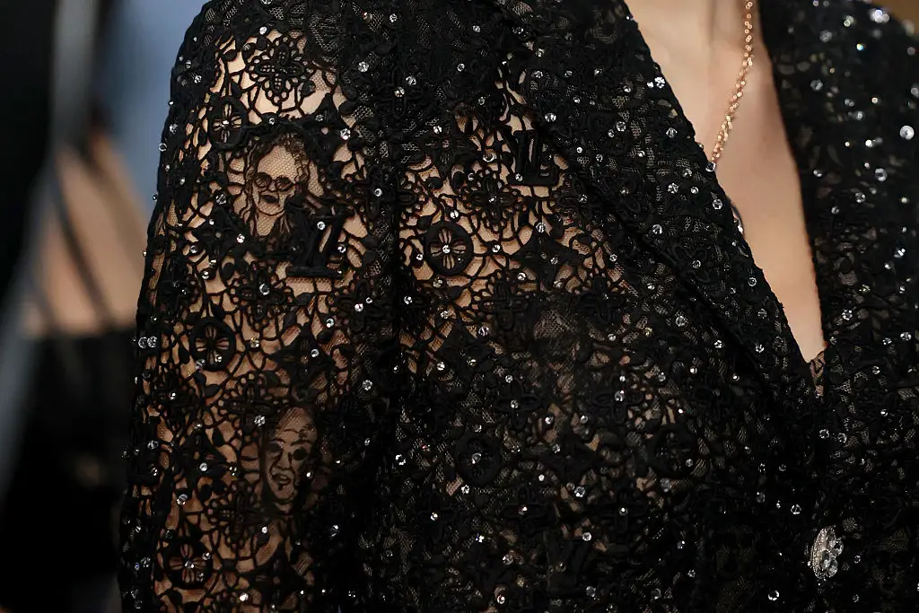 The lace that was part of Lisa's outfit reportedly included historical Black figures like Rosa Parks (Mike Coppola/MG25/Getty Images for The Met Museum/Vogue)