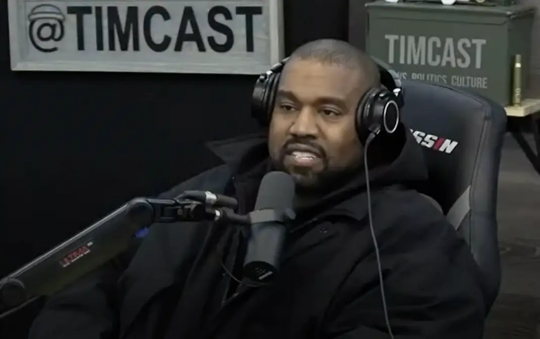 Host Tim Pool attempted to continue the conversation as West walked out.