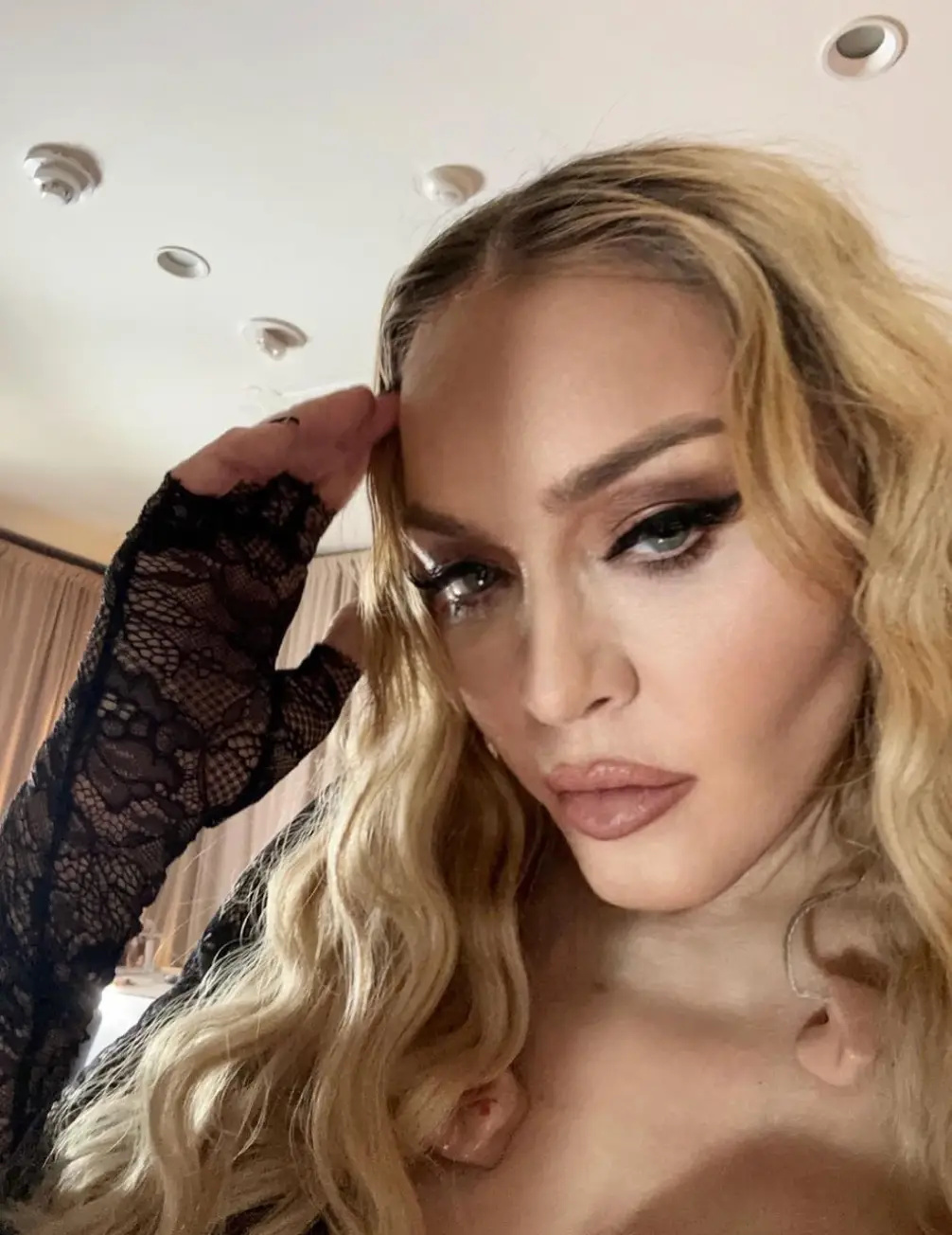 Madonna revealed what her first word was upon waking up.