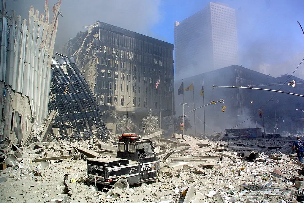 The attack saw the towers collapse (DOUG KANTER/AFP via Getty Images)