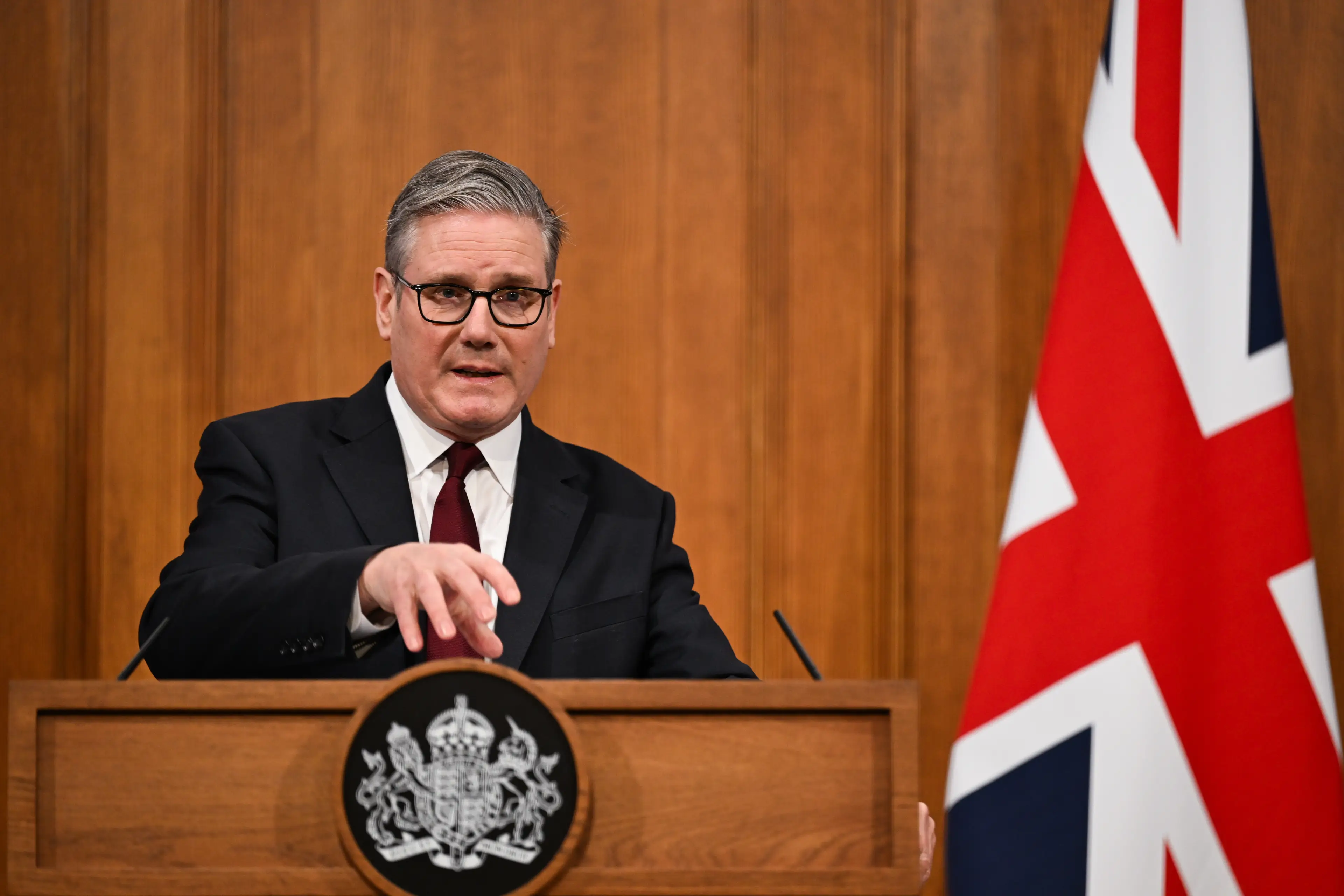 UK Prime Minister Sir Keir Starmer did not let Trump use British bases for the initial strikes on Iran (Chris J. Ratcliffe/Bloomberg via Getty Images)