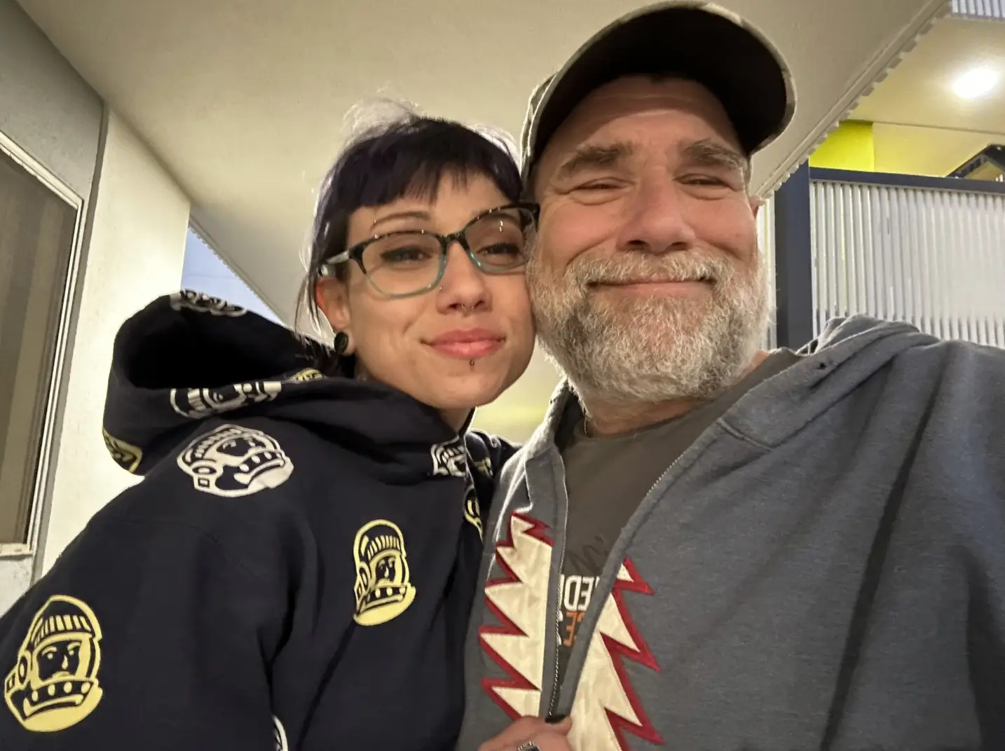 The pair were thankfully reunited.