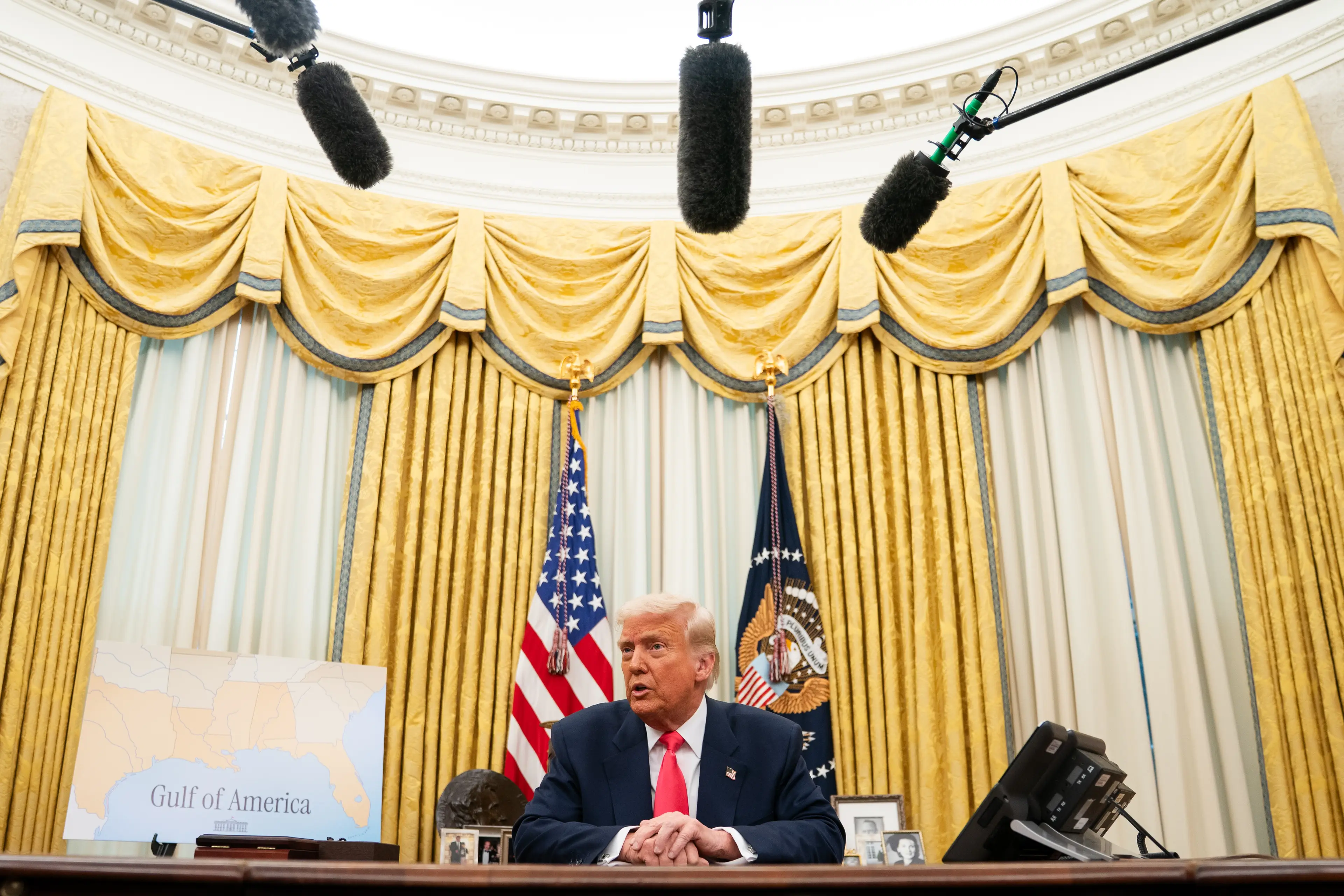 Donald Trump has signed another executive order (Allison Robbert for The Washington Post via Getty Images)