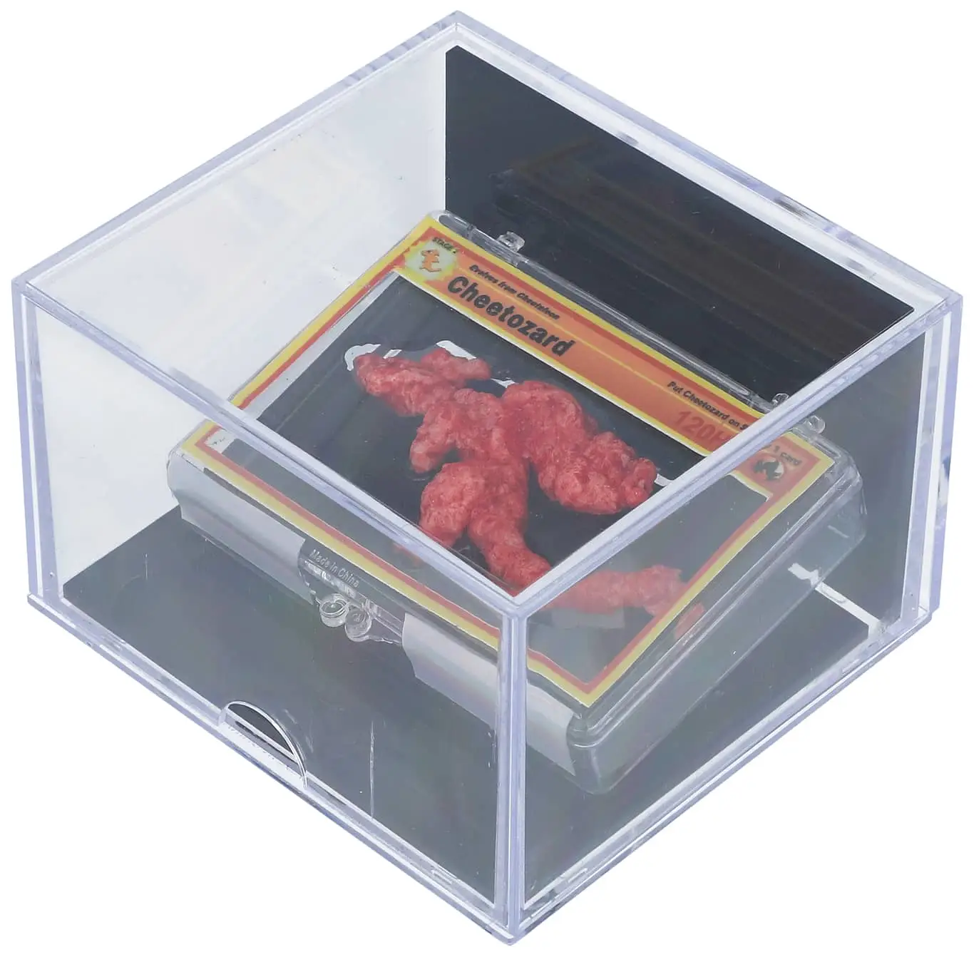 The Charizard-shaped potato chip fetched for $72,000, which rose to $87,840 after a buyer's premium (Goldin Auctions)