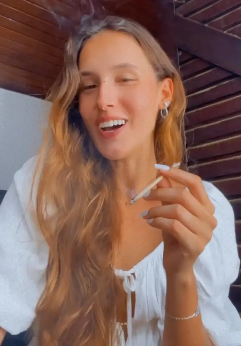 Melissa Said would portray herself smoking cannabis on Instagram (melissasaid/Instagram)