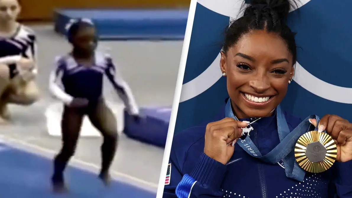 Video of Simone Biles competing as a child goes viral with fans seeing the reason why she's a champion