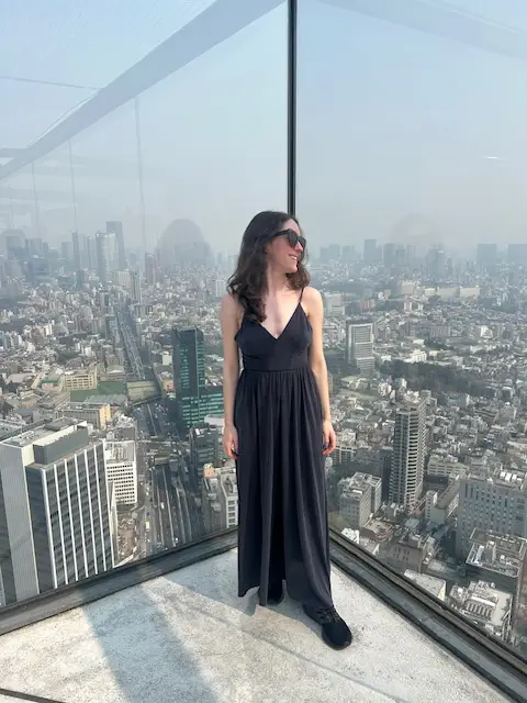 We were more fortunate with the weather at Shibuya Sky (Ellie Kemp)