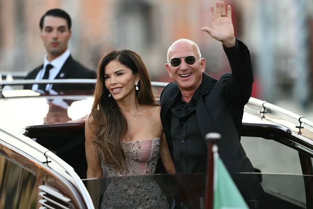 Jeff Bezos and Lauren Sanchez wed in Italy last month (MARCO BERTORELLO / Contributor / Getty)