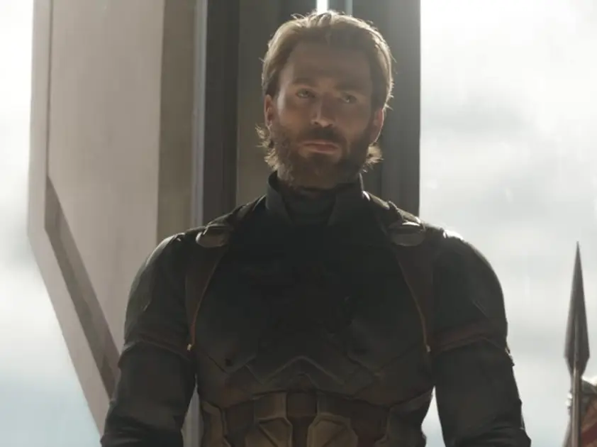 Chris Evans plays Captain America.