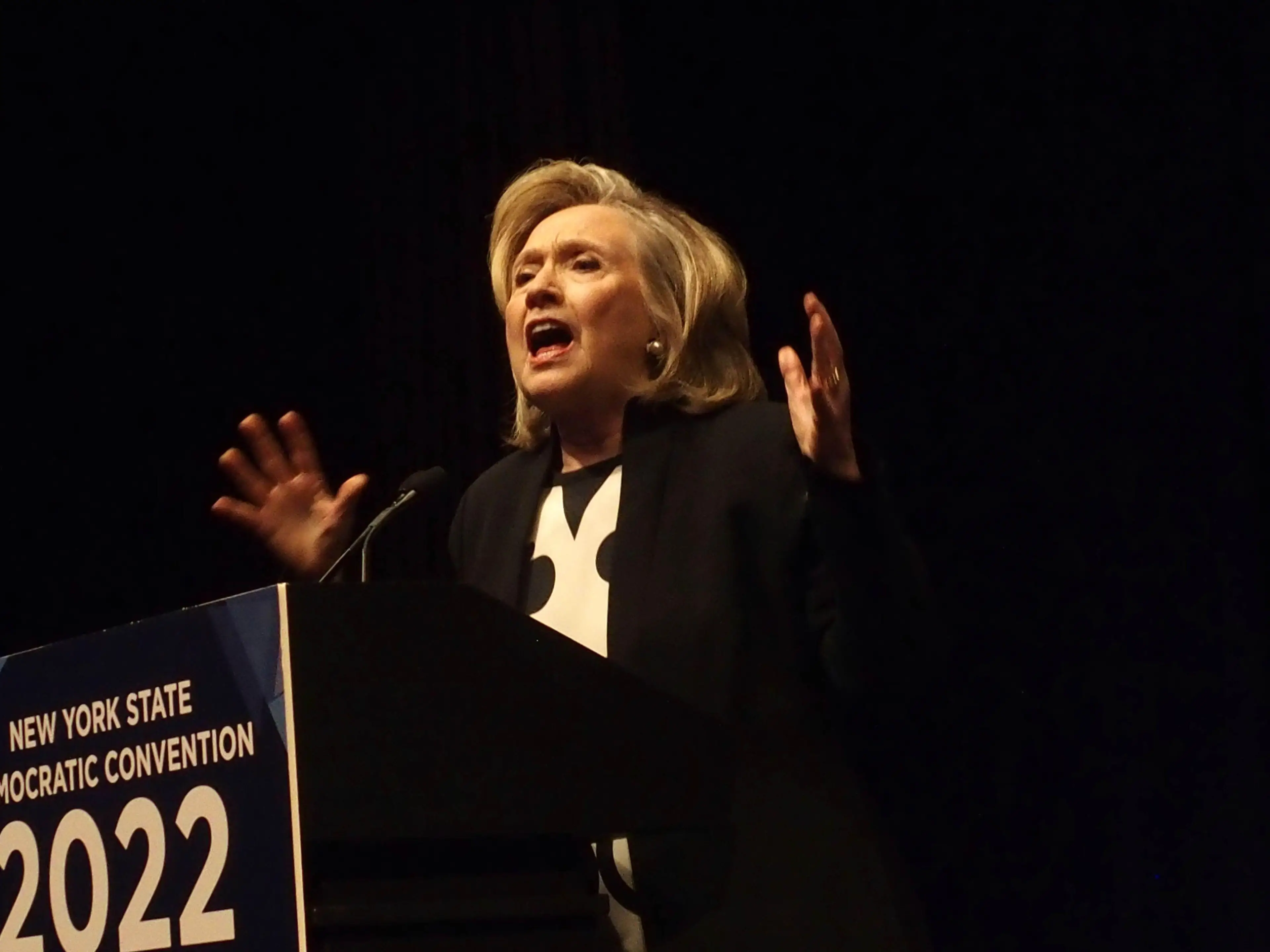 Trump has accused Hillary Clinton of 'racketeering'.