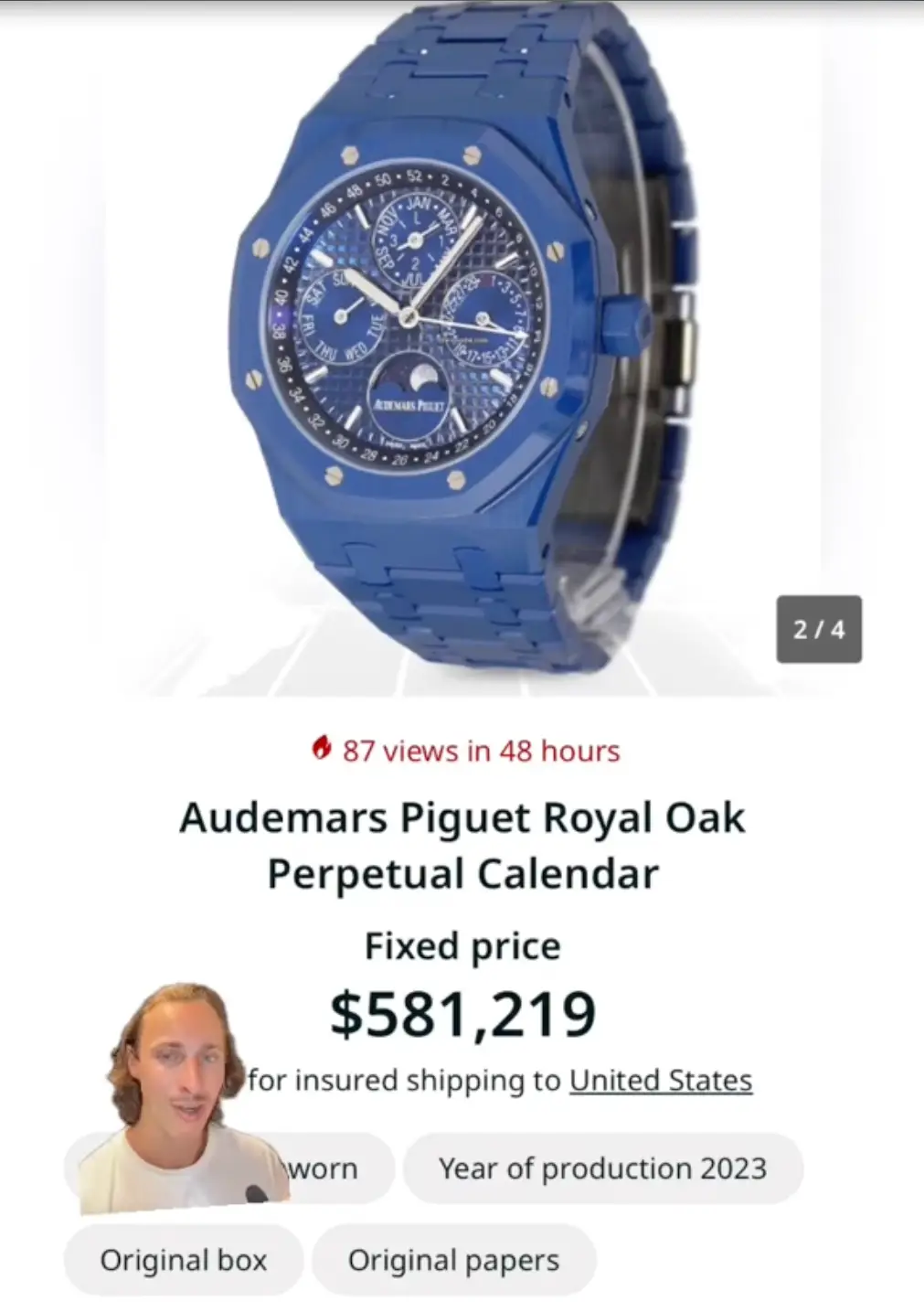 This one is in blue!