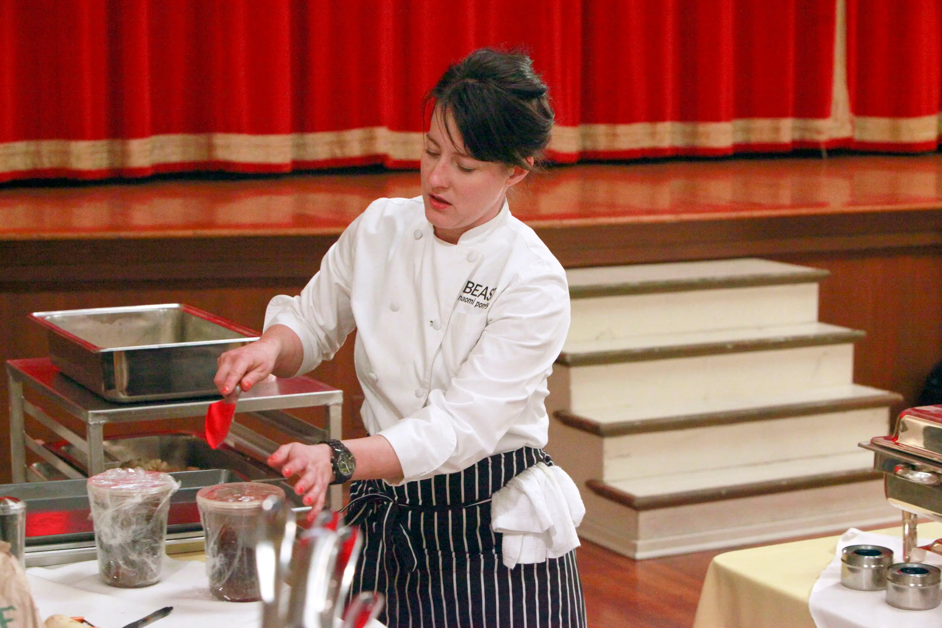 Naomi Pomeroy starred on Top Chef Masters. (Bravo/Nicole Wilder/NBCU Photo Bank/NBCUniversal via Getty Images)