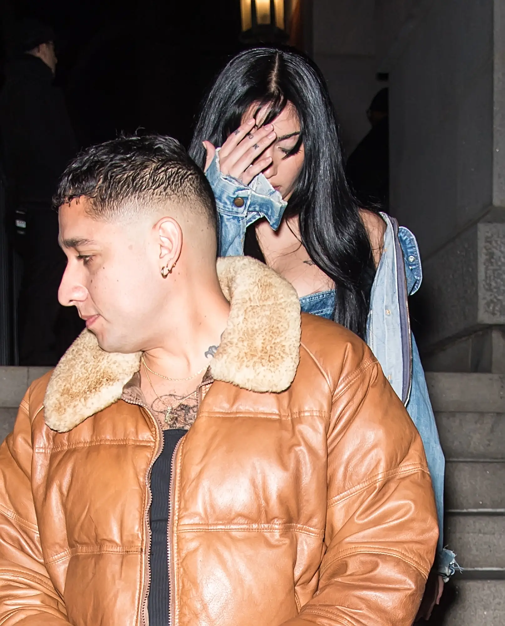 Lourdes Leon didn't have much look attending the Marc Jacobs fashion show.