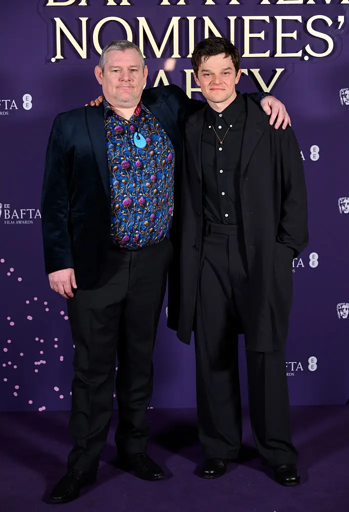 John Davidson and 'I Swear' star Robert Aramayo (Karwai Tang/WireImage)