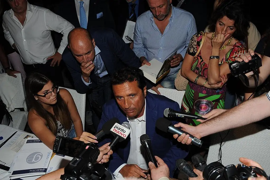 The Costa Concordia Captain was dubbed "Coward Captain" by the Italian press as he became public enemy number one (Photo by NurPhoto/NurPhoto via Getty Images) 