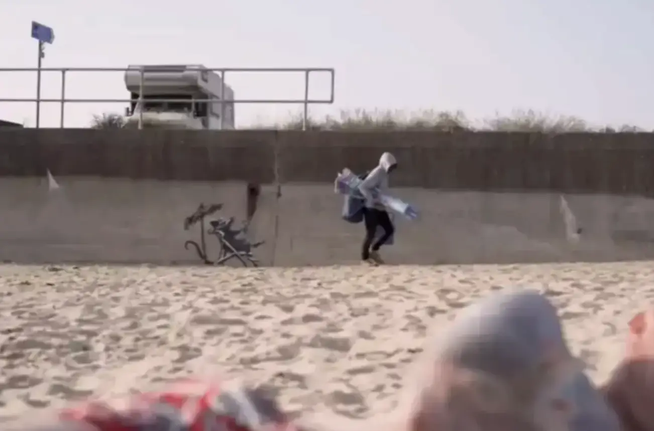 The artist has shared glimpses of himself on social media before (Instagram/@banksy)