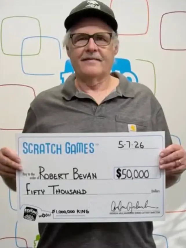 Bevan recently won $50,000 (Idaho Lottery)