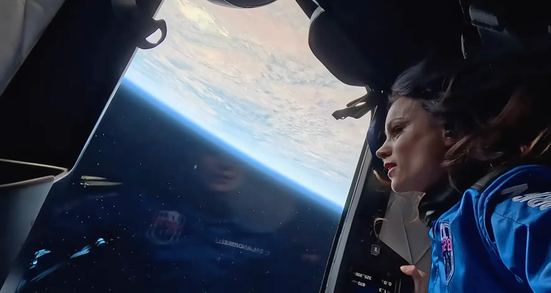 The incredible moment Emily Calandrelli saw our planet from space (YouTube/EmilyCalandrelli)
