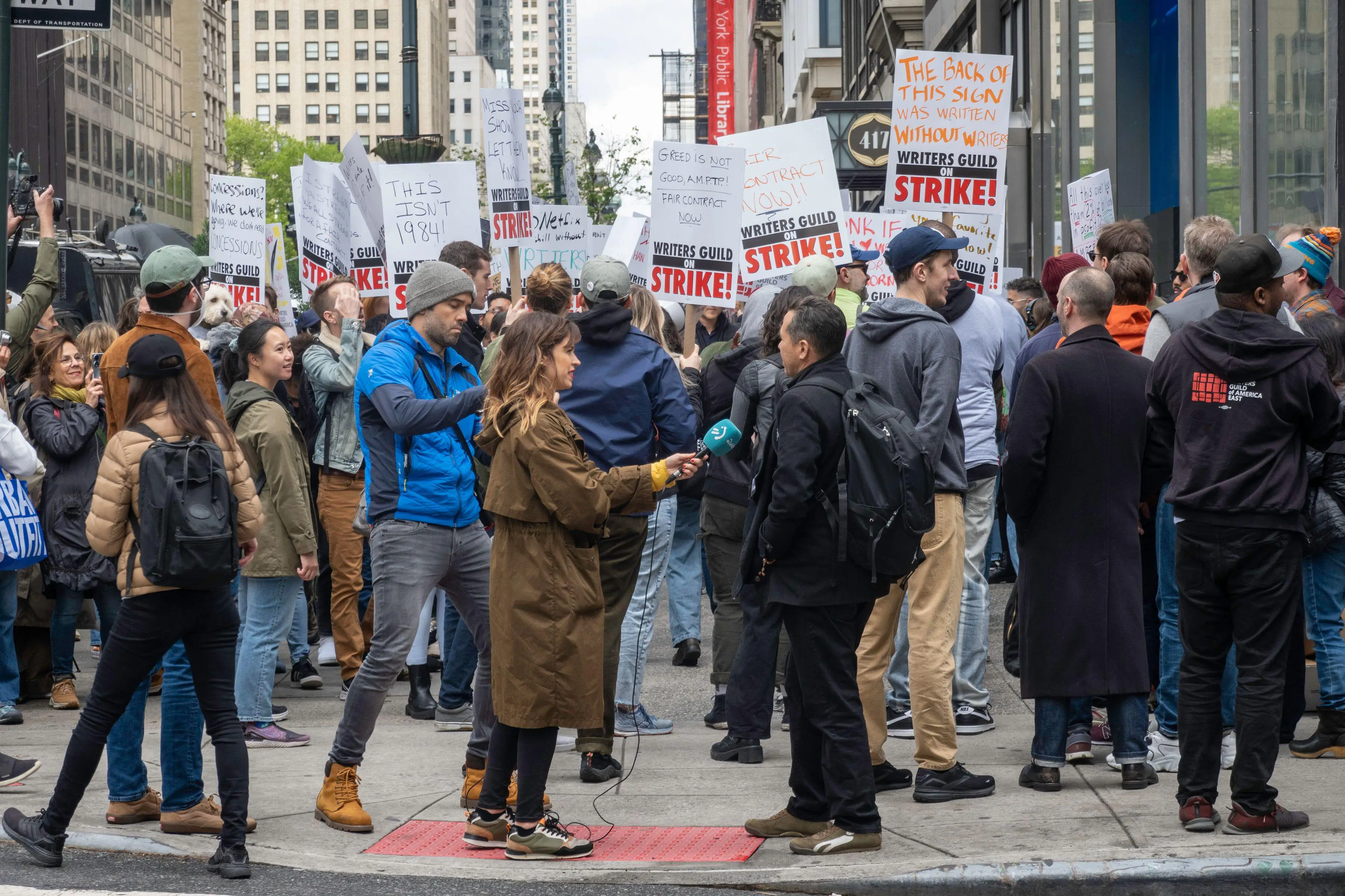 The strike has brought Hollywood to a halt.