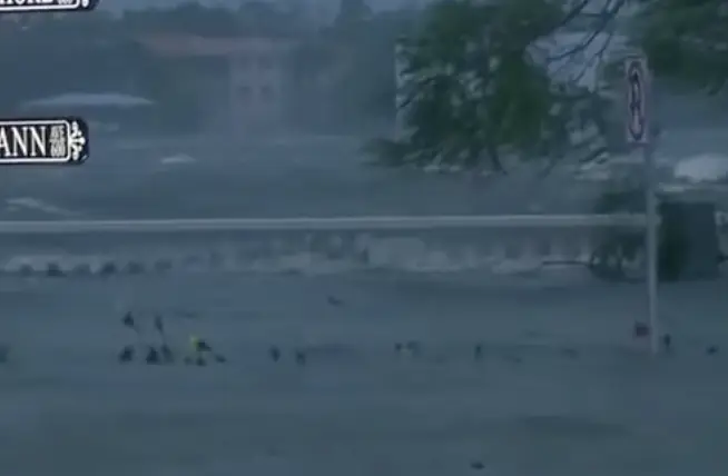 Coastal areas in Florida are experiencing flooding.