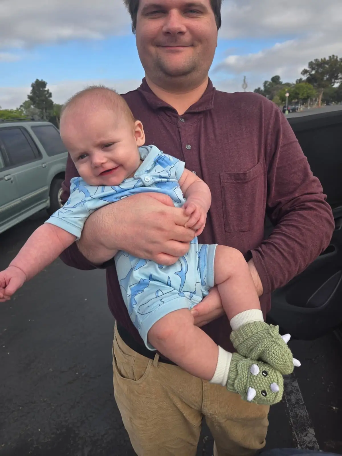 Katie shares her son with her husband, Stephen Paul (SWNS)