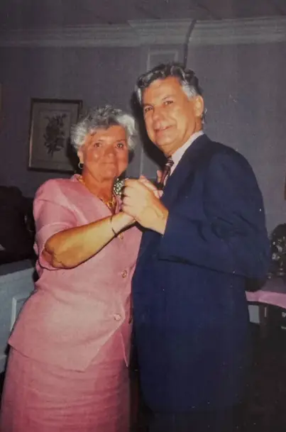 Barbara with her brother in 1995 (Paul Keating/CNN)
