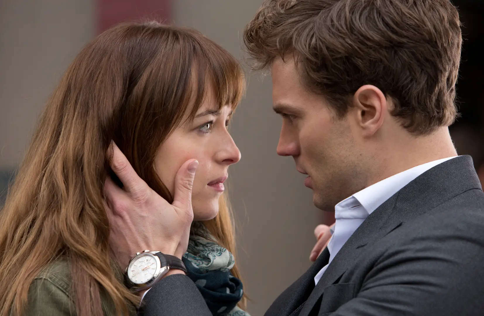 Johnson said the 'best scene in the whole movie' is the one which was kept in from Marber's script.