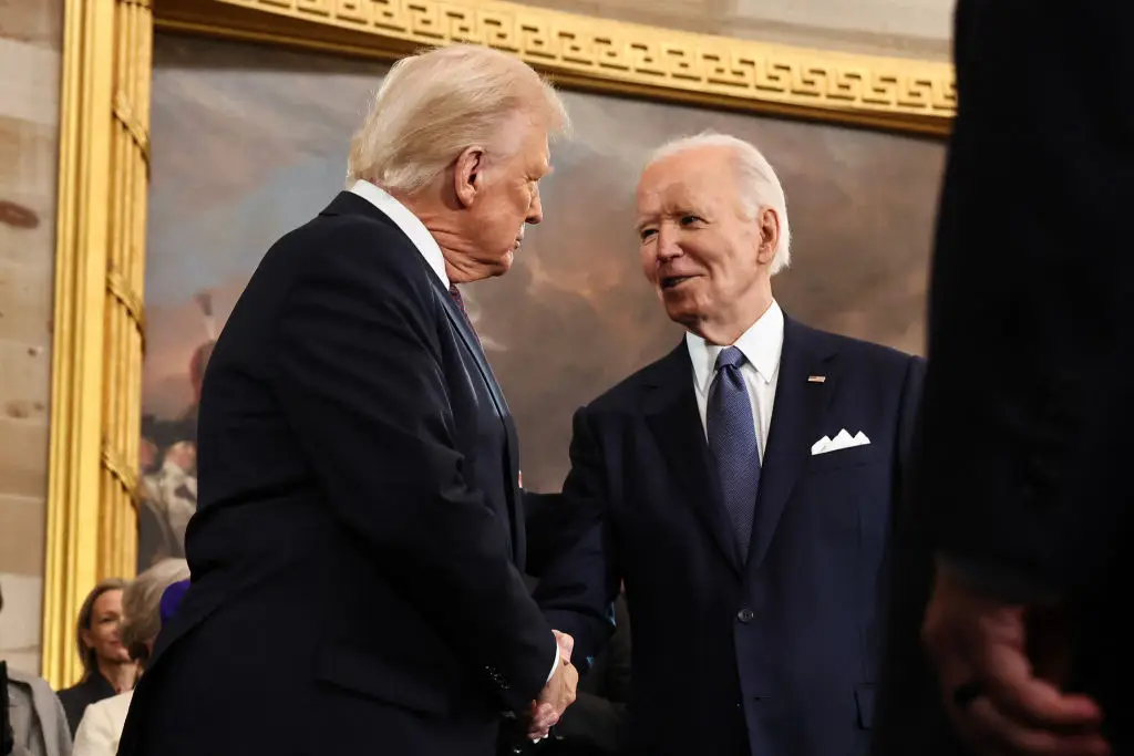 Biden removed Trump from access in 2021 (CHIP SOMODEVILLA/POOL/AFP via Getty Images)