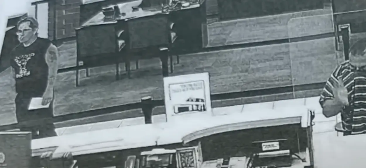 Michael Armus Sr realised something was wrong when he saw a man with his shirt pulled over his face.