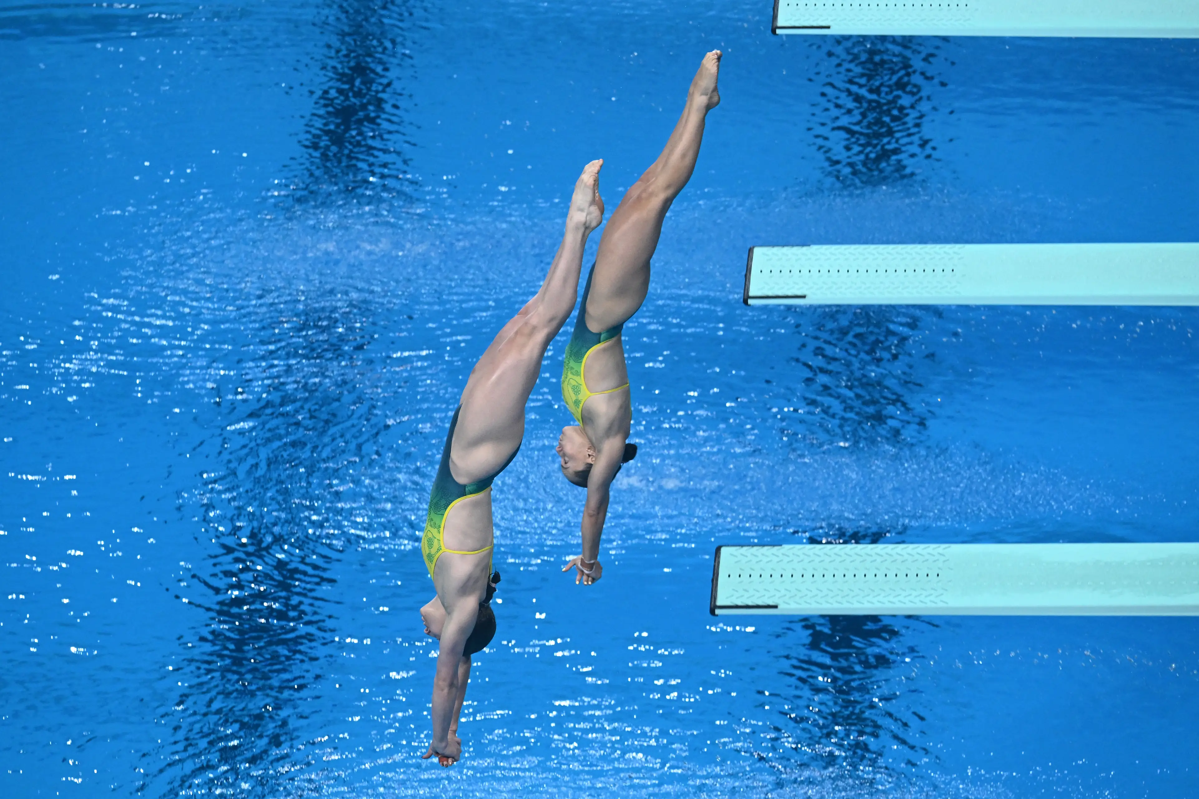 Diving is an incredibly precise sport. (SEBASTIEN BOZON/AFP via Getty Images)