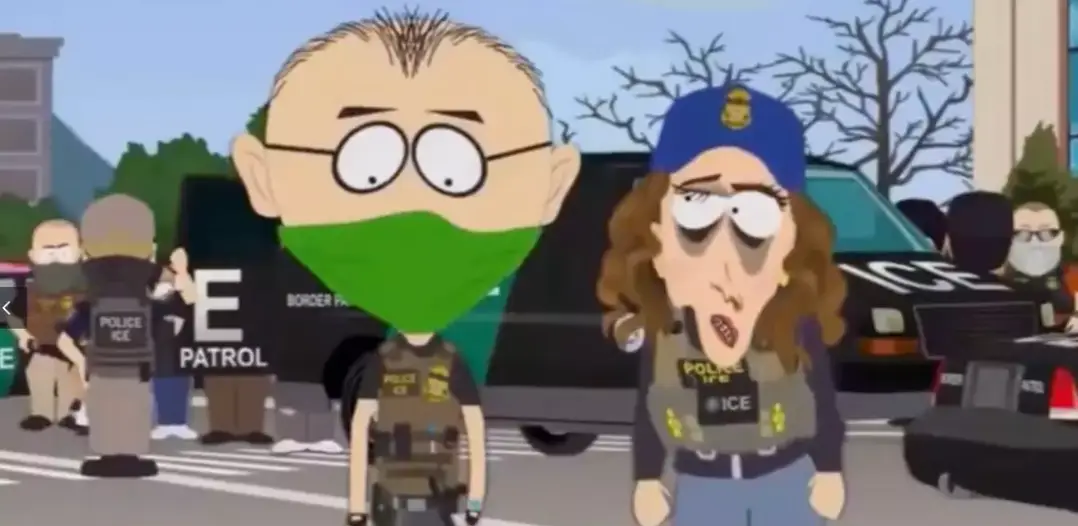 The episode took aim at Noem (Comedy Central)