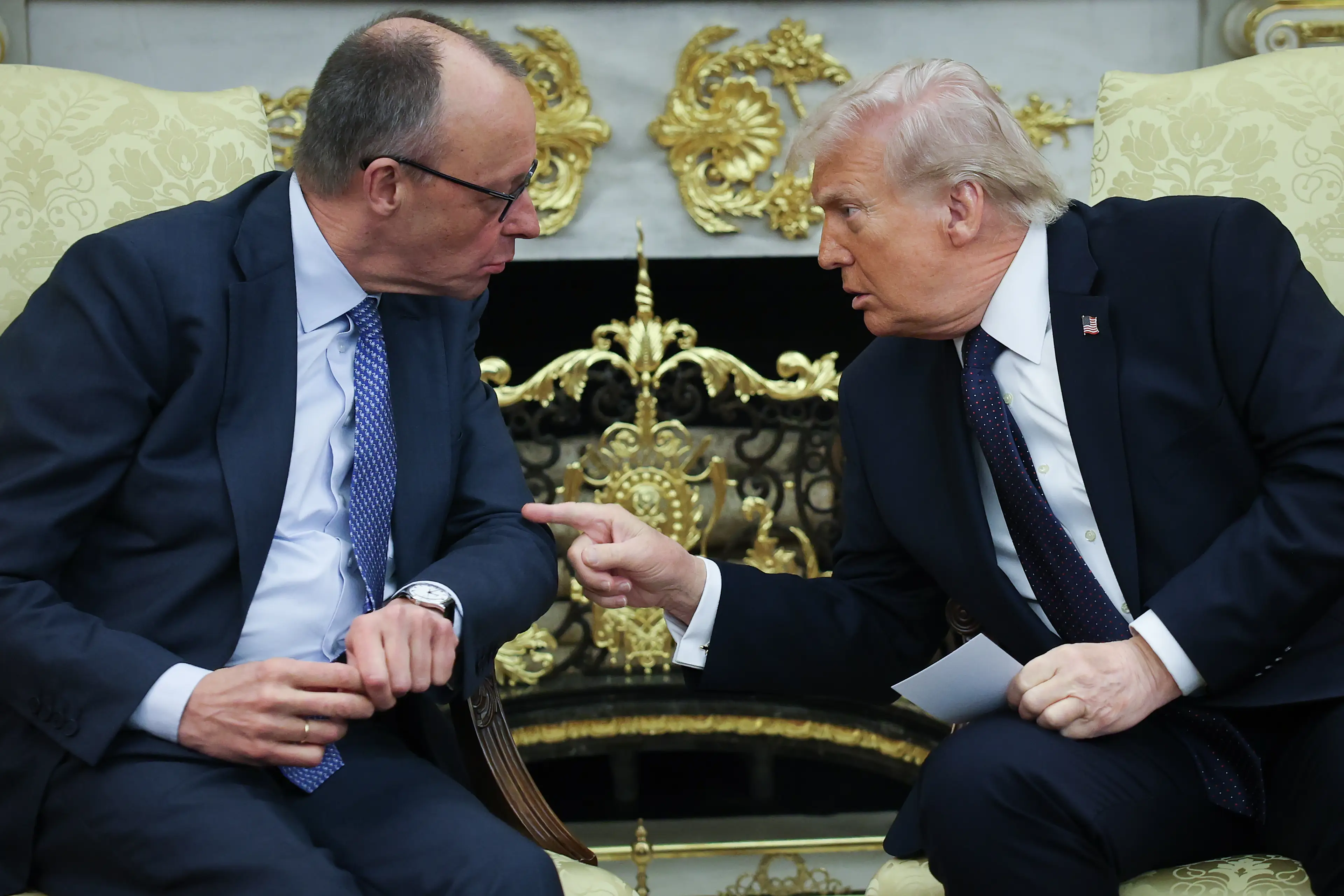 Trump tore into Spain in front of its EU ally Germany on Tuesday (Win McNamee/Getty Images)