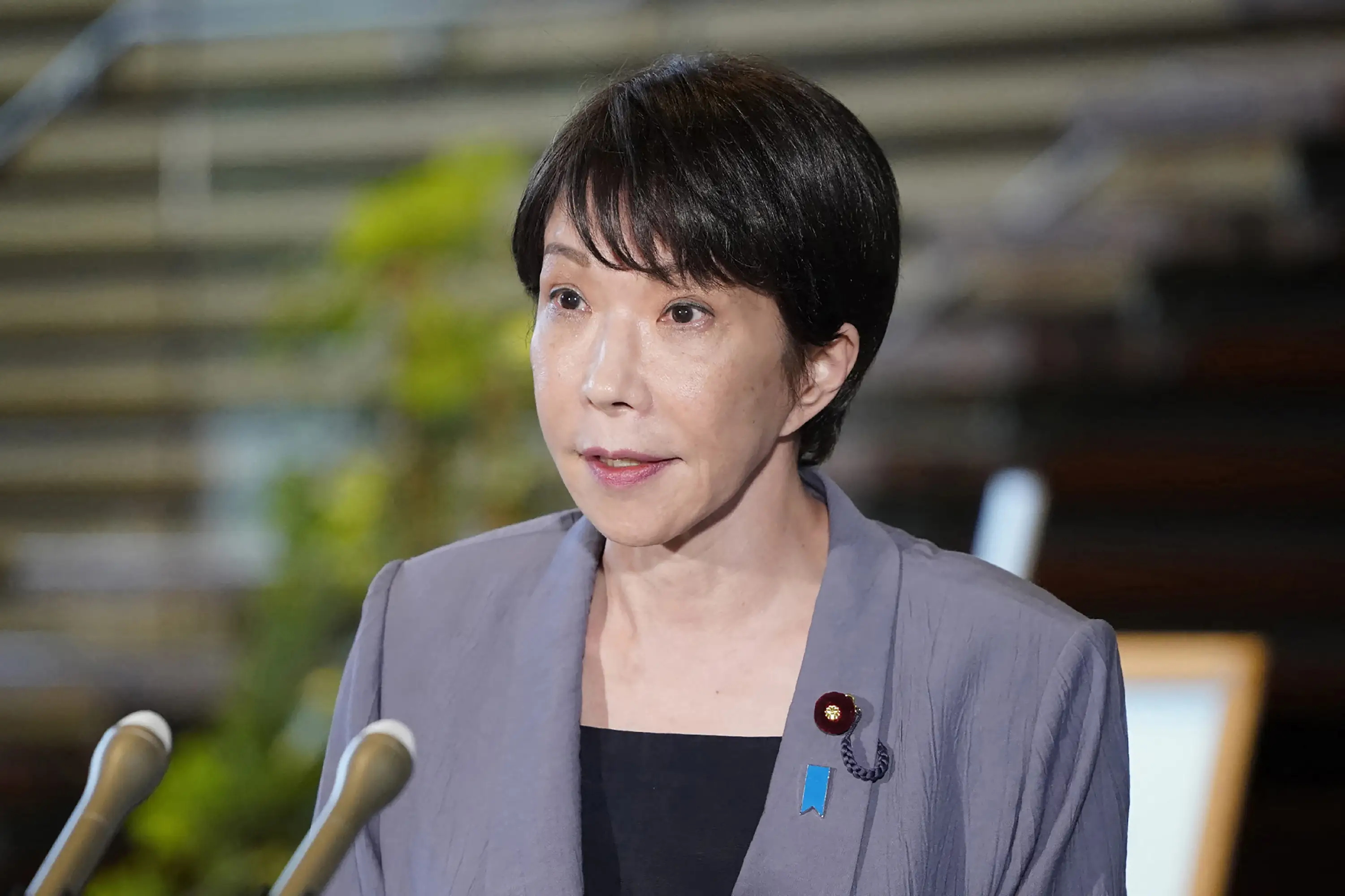 Takaichi shared the unusual anecdote over the weekend (JIJI Press / AFP via Getty Images)