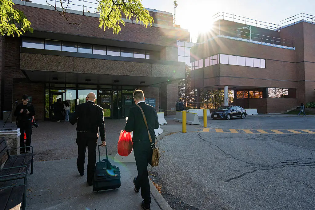 The sentence hearing at the Ontario Superior Court of Justice got underway this week (Arlyn McAdorey / AFP via Getty Images)